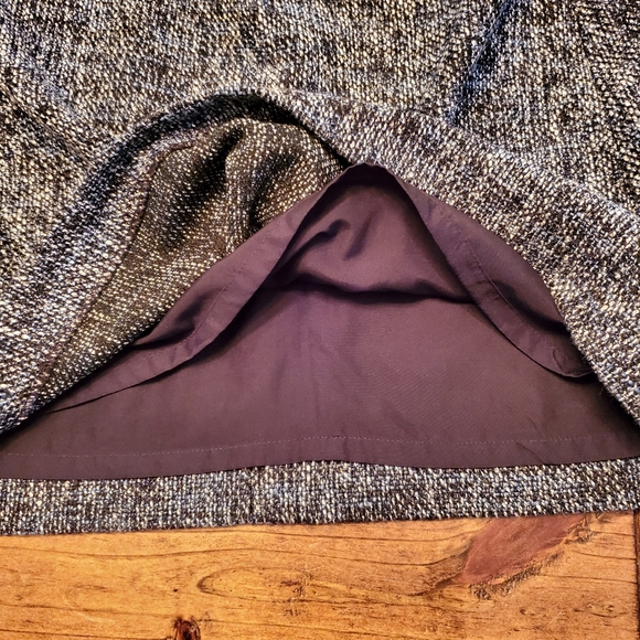 Loft Skirt Size 12, blue and black tweed - Picture 5 of 8